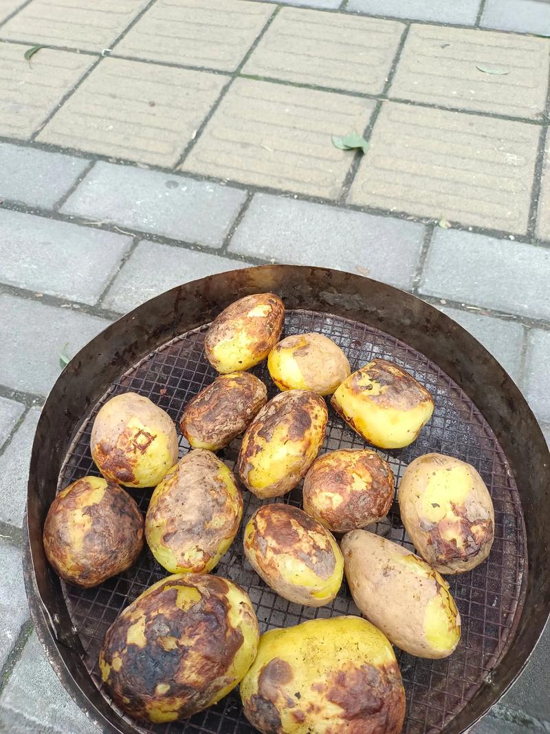 泥土里的儿时味道——烤红薯与烤土豆
